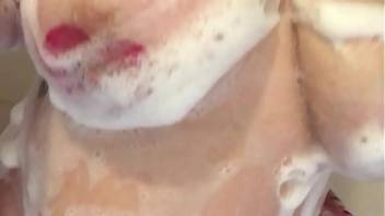 Soapy breasts getting some love